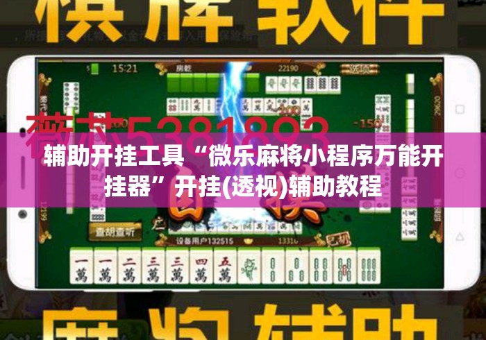 辅助开挂工具“微乐麻将小程序万能开挂器	”开挂(透视)辅助教程