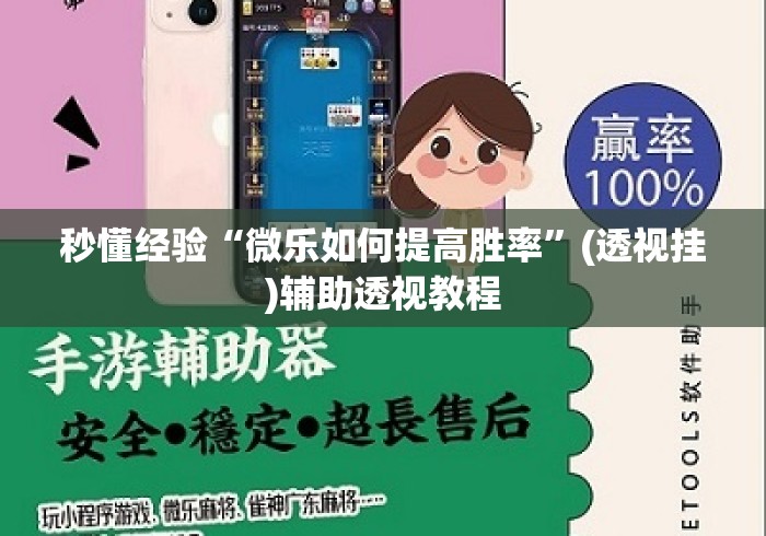 秒懂经验“微乐如何提高胜率”(透视挂)辅助透视教程
