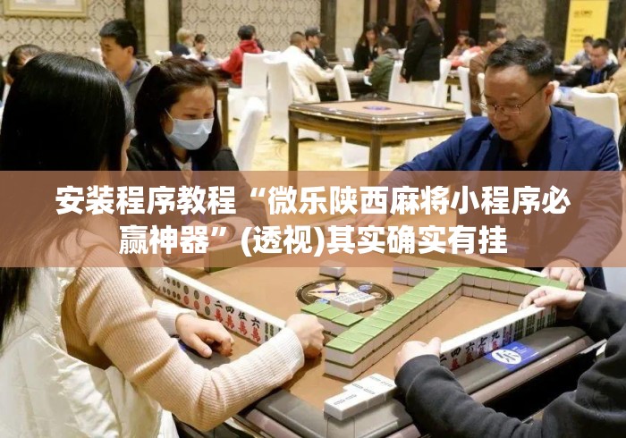 安装程序教程“微乐陕西麻将小程序必赢神器”(透视)其实确实有挂