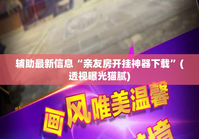 辅助最新信息“亲友房开挂神器下载	”(透视曝光猫腻)