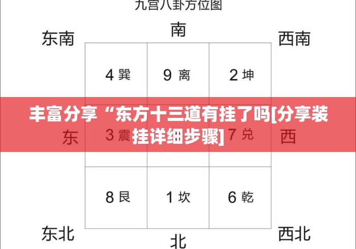 丰富分享“东方十三道有挂了吗[分享装挂详细步骤]