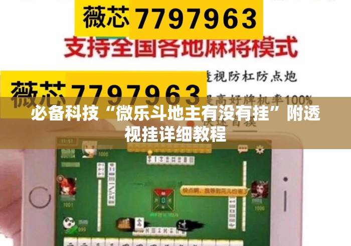 必备科技“微乐斗地主有没有挂	”附透视挂详细教程