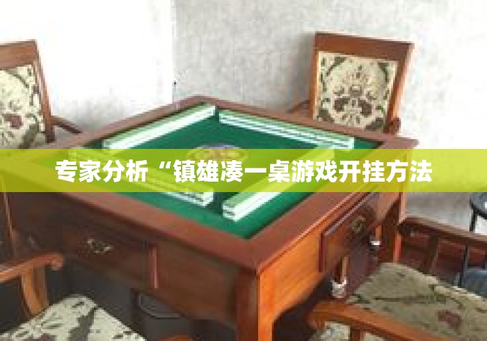 专家分析“镇雄凑一桌游戏开挂方法 专家分析“镇雄凑一桌游戏开挂方法
