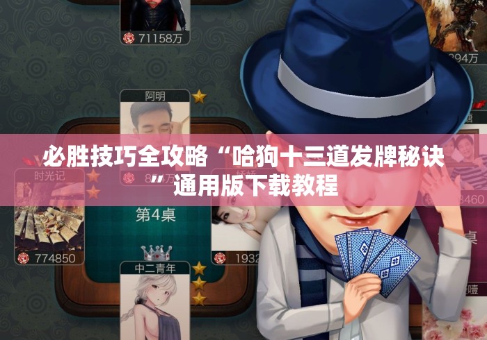 必胜技巧全攻略“哈狗十三道发牌秘诀	”通用版下载教程