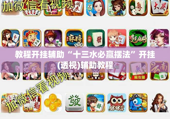 教程开挂辅助“十三水必赢摆法”开挂(透视)辅助教程