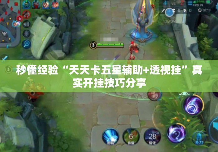 秒懂经验“天天卡五星辅助+透视挂”真实开挂技巧分享