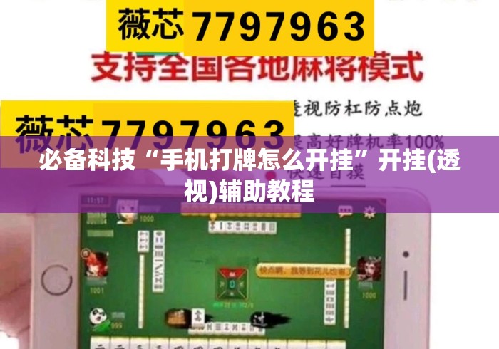 必备科技“手机打牌怎么开挂	”开挂(透视)辅助教程