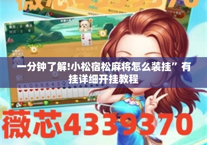 一分钟了解!小松宿松麻将怎么装挂”有挂详细开挂教程