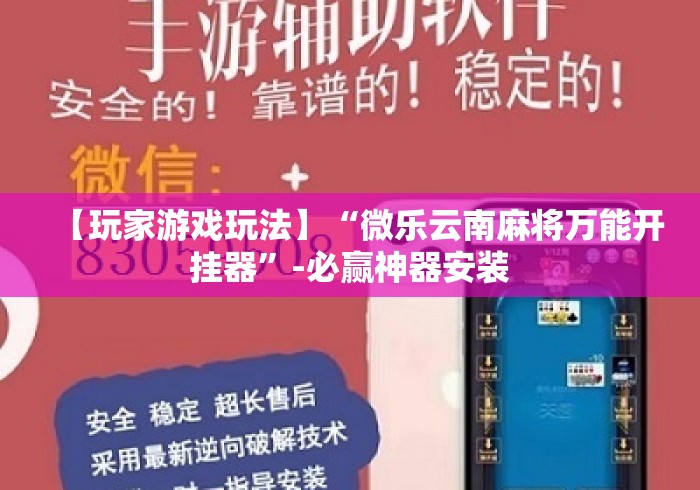 【玩家游戏玩法】“微乐云南麻将万能开挂器	”-必赢神器安装