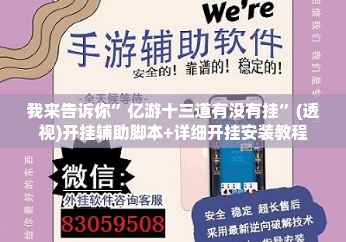 我来告诉你	”亿游十三道有没有挂”(透视)开挂辅助脚本+详细开挂安装教程