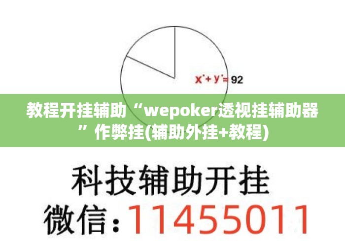 教程开挂辅助“wepoker透视挂辅助器”作弊挂(辅助外挂+教程)