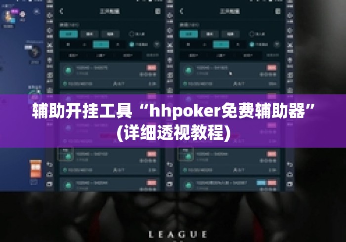 辅助开挂工具“hhpoker免费辅助器	”(详细透视教程)